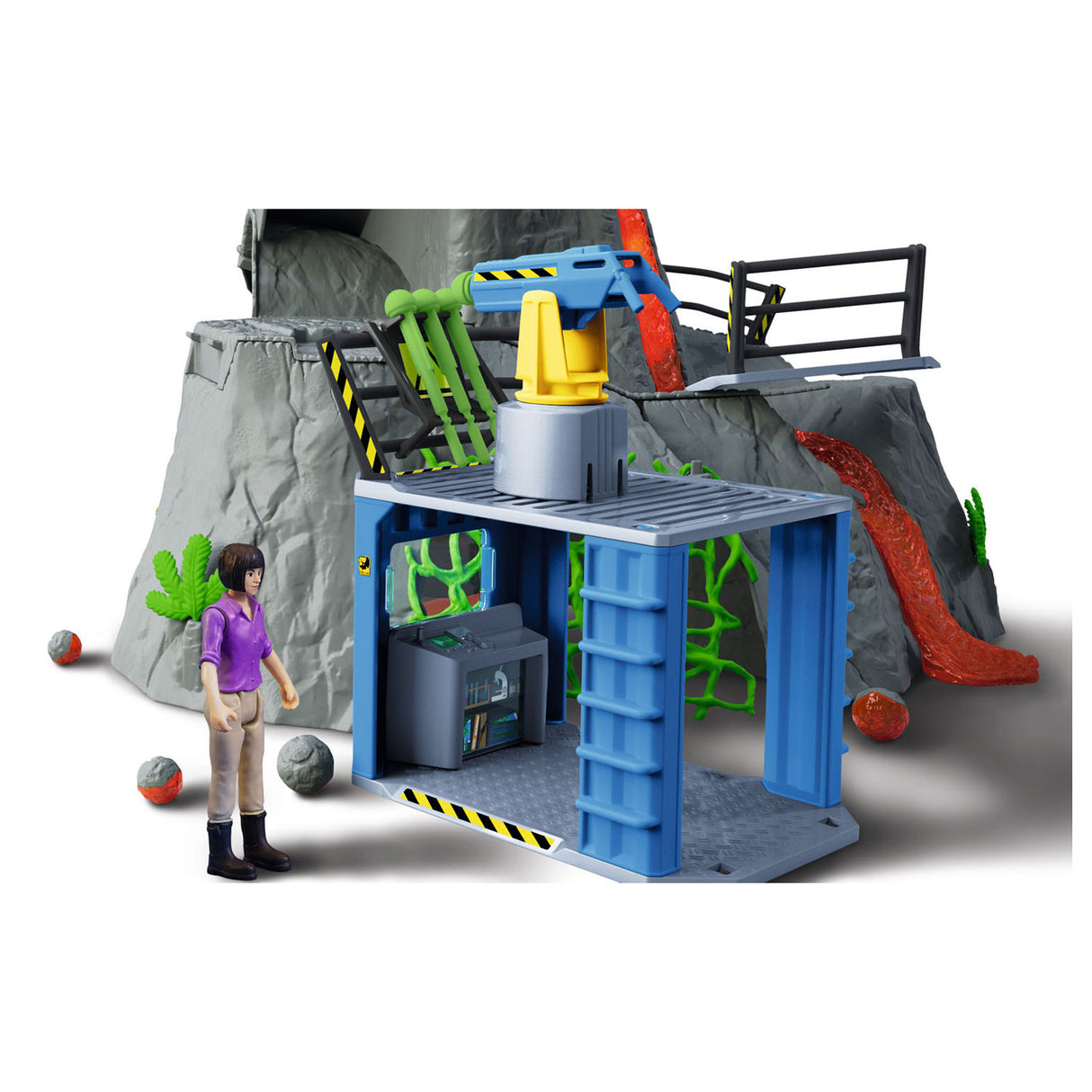 Schleich dinosaurier stora vulkanexpedition 42564