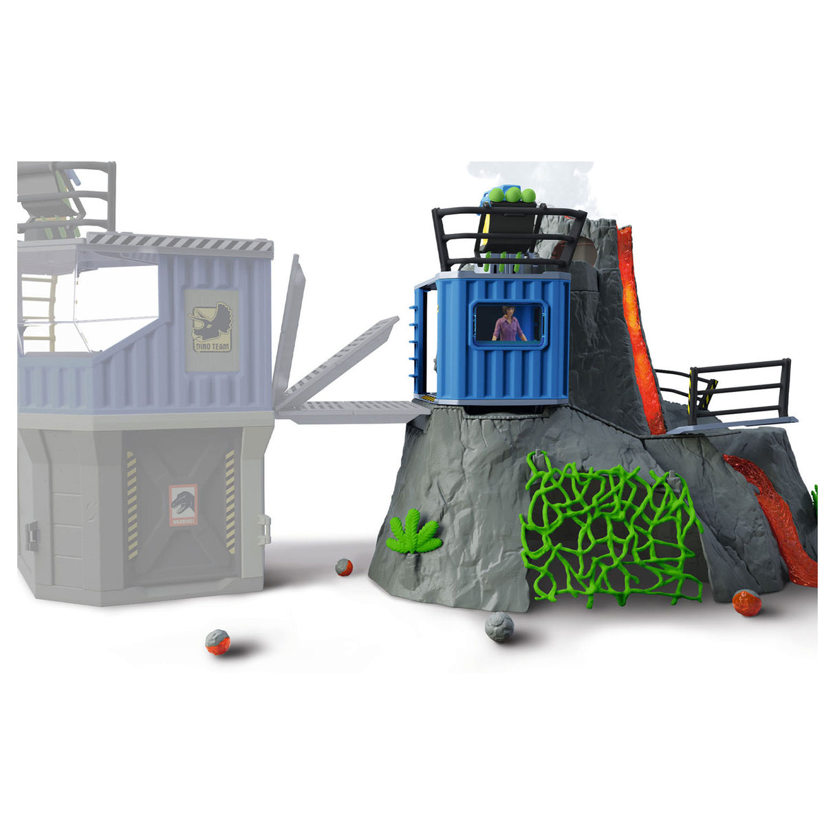 Schleich dinosaurier stora vulkanexpedition 42564