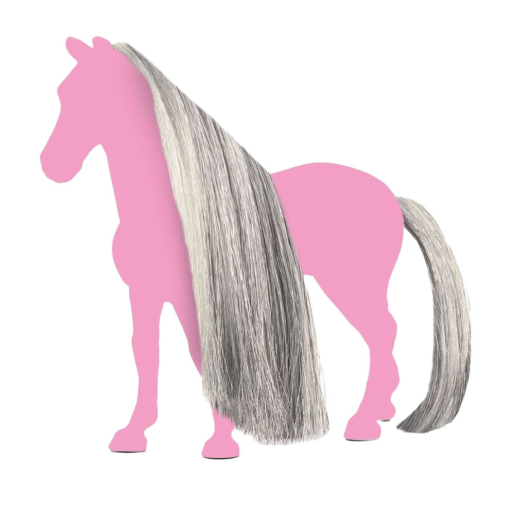 Schleich horse club hair beauty horses gray 42652