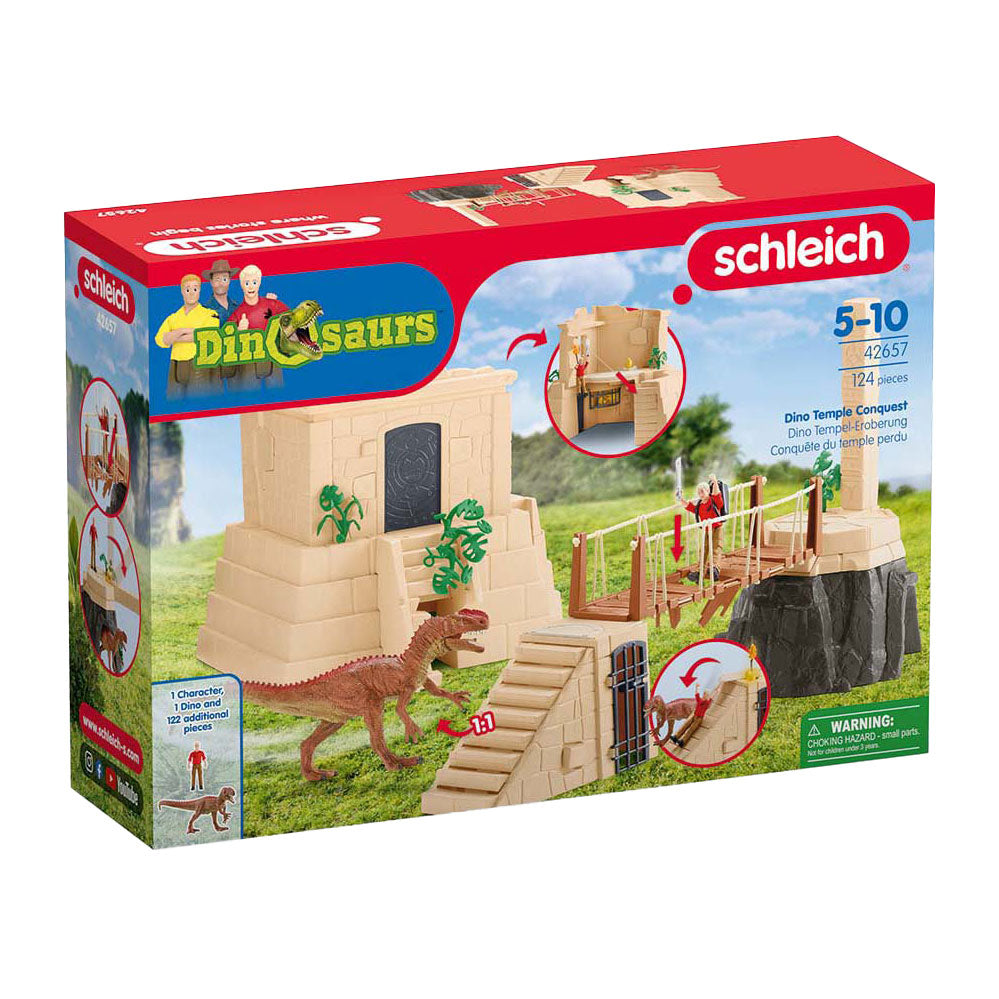 Schleich dinosaurs dinosaur temple conquest 42657