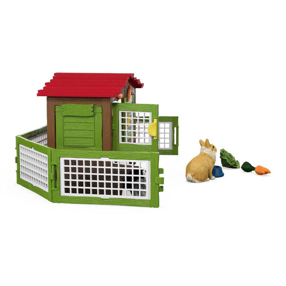 Schleich Farm World Rabbit Hutch 42728