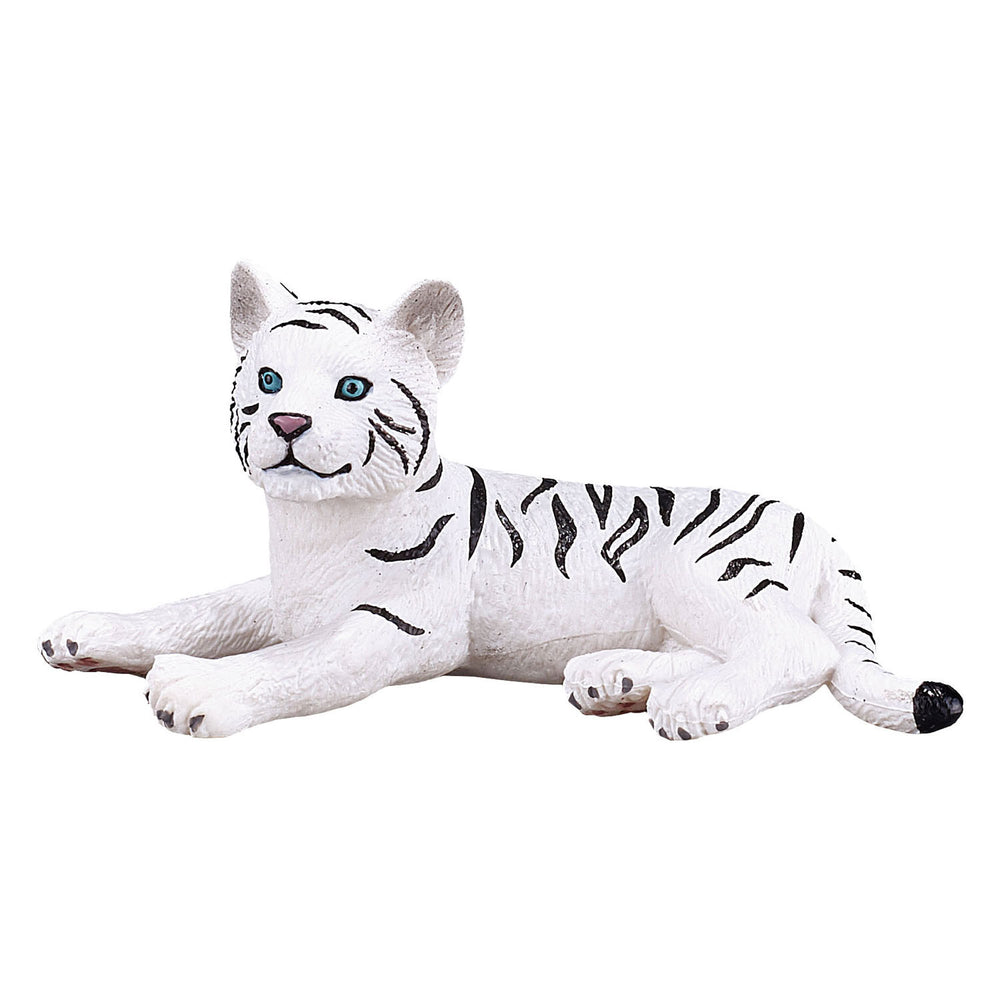 Mojo Wildlife White Tiger Cub Lying Down - 387015