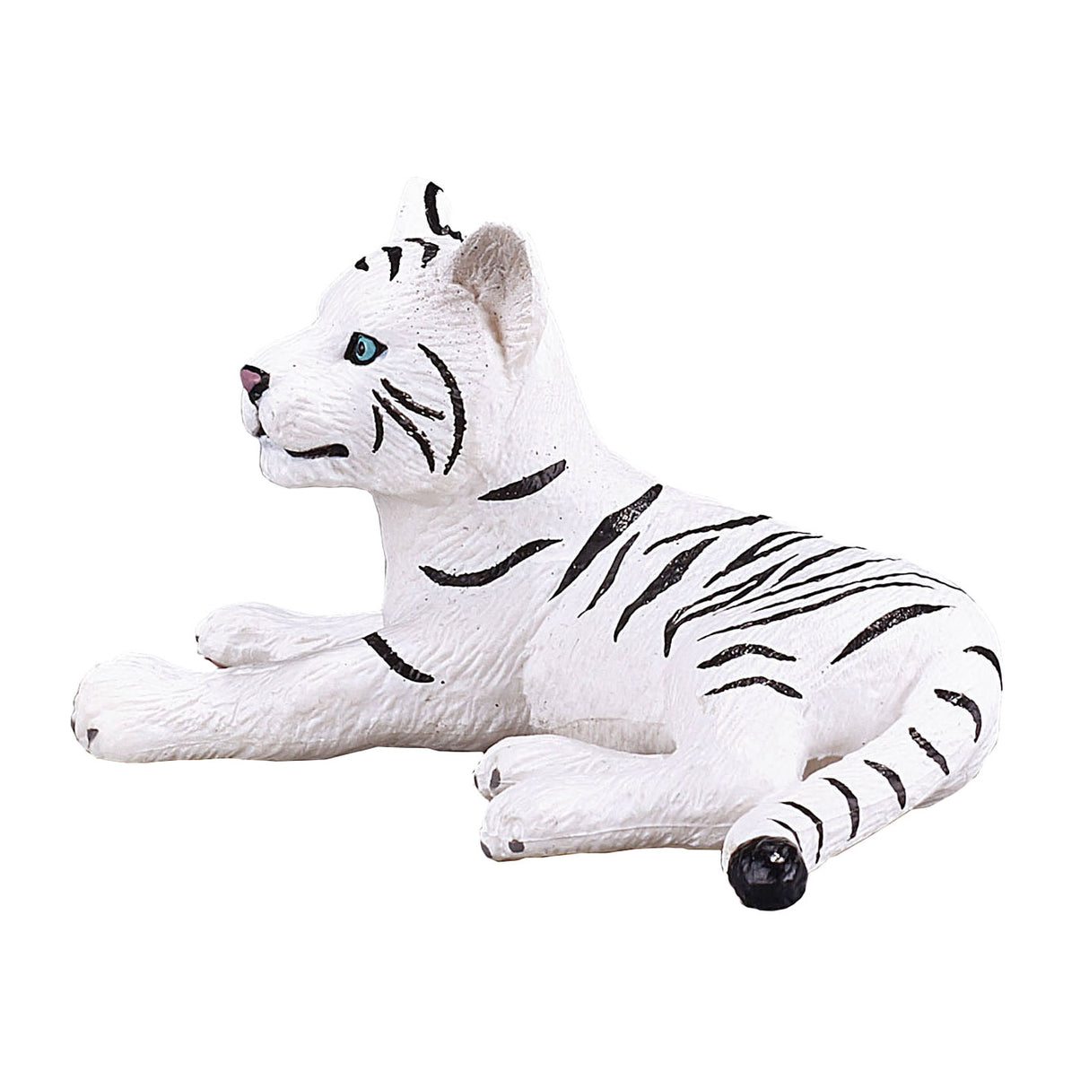 Mojo Wildlife White Tiger Cub Lying Down - 387015