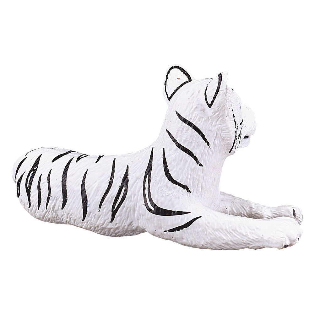 Mojo Wildlife White Tiger Cub Lying Down - 387015