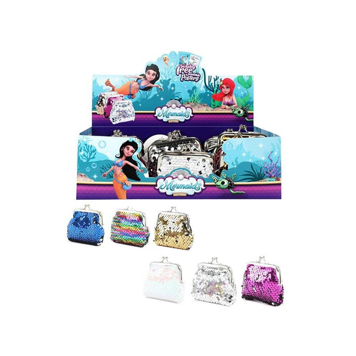 Toi-toys retro wallet with sequins