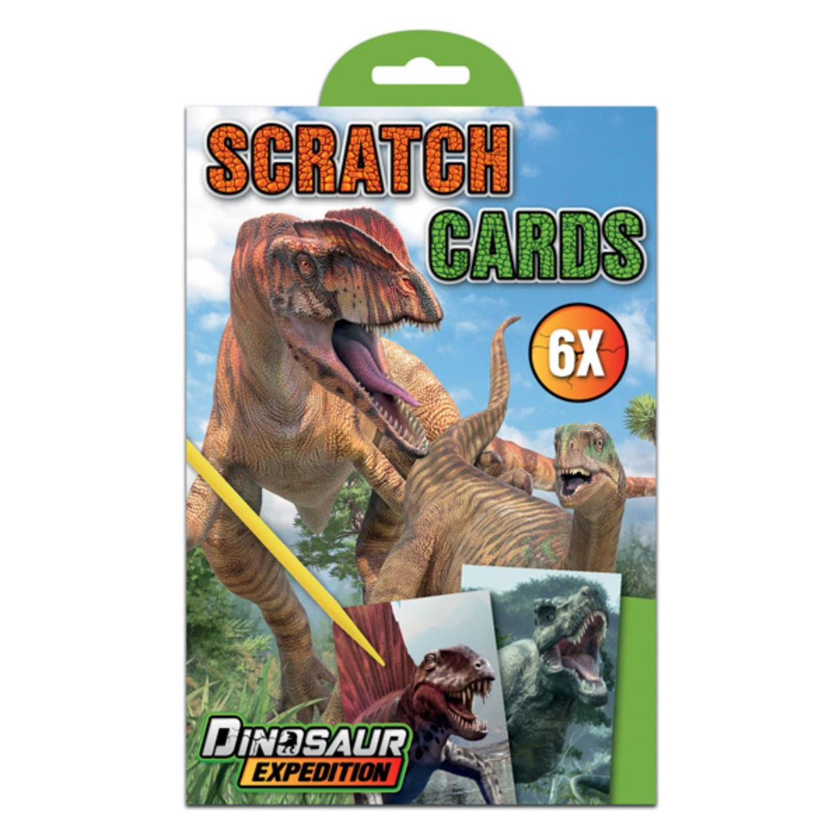 Creative craft group dino 6 scratch cards