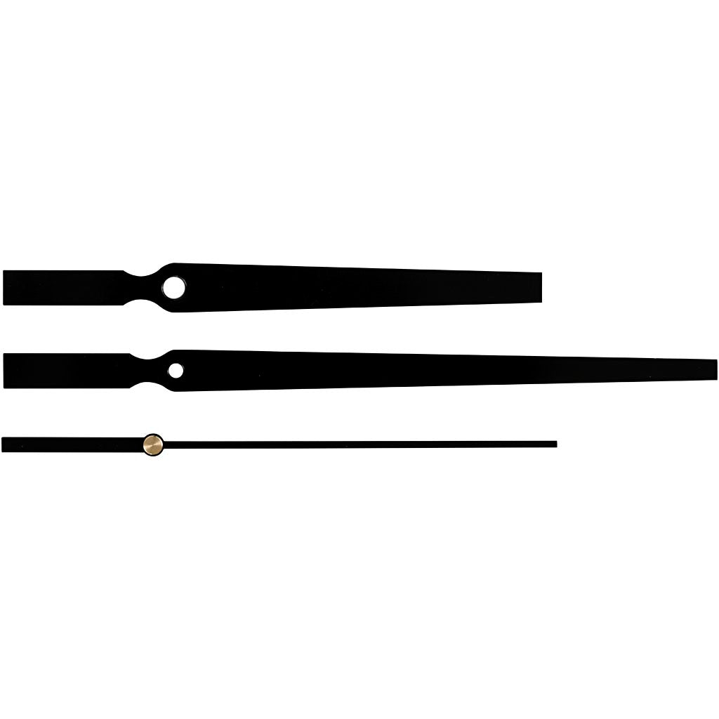 Creativ company hands, hole size 4+6 mm, black, 1 set