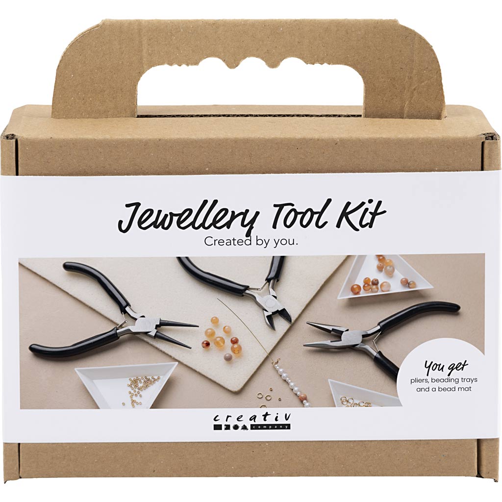 Creativ company jewelry tool set, l: 10+11+12 cm, 1 set 1 box