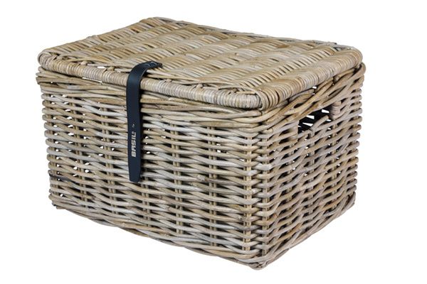 Basil Bankcle Basket Dax Gran gris con tapa