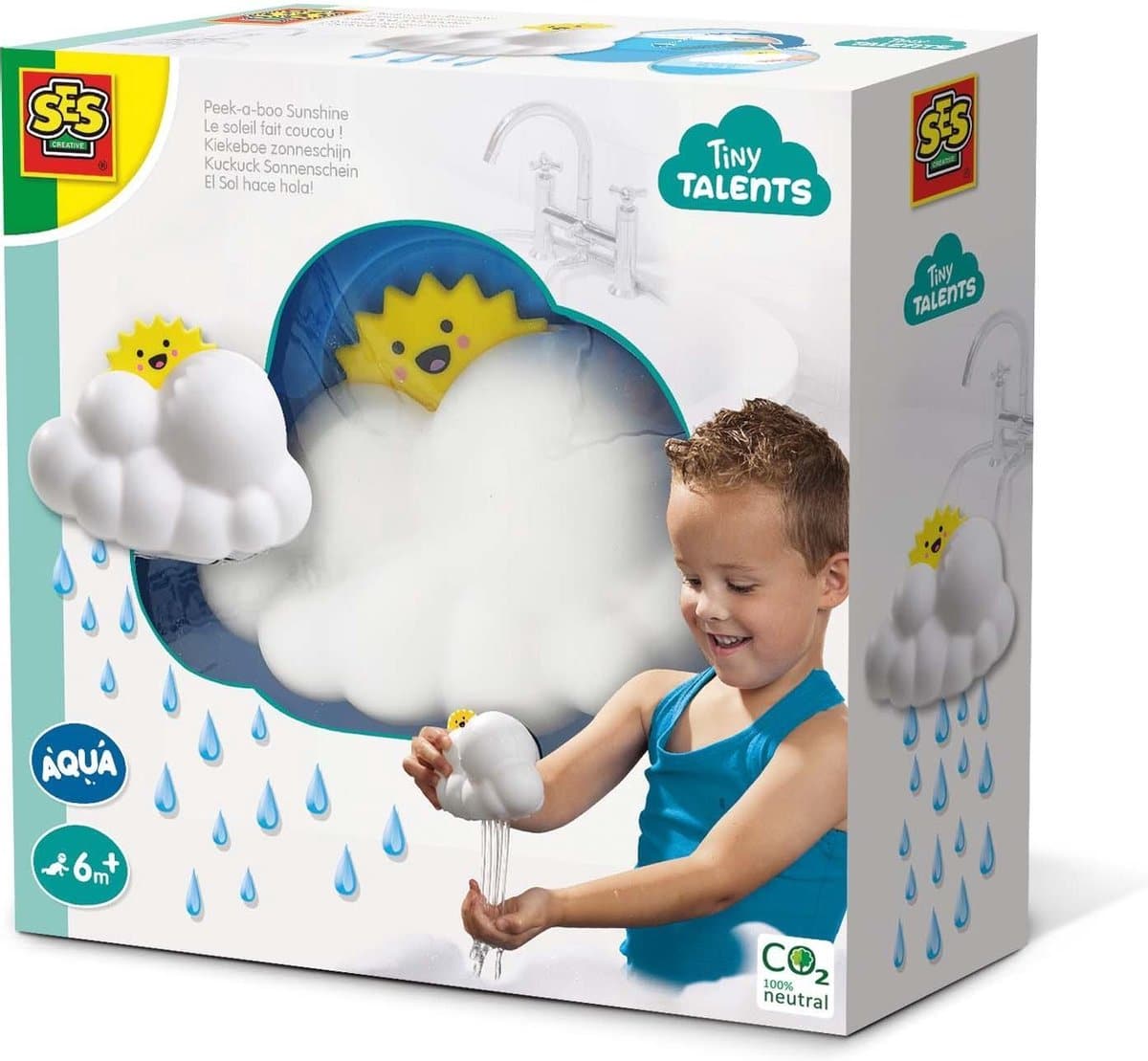 Ses tiny talents peekaboo sunshine bath toys