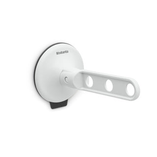 Brabantia plegable gancho de ropa con taza de succión gris