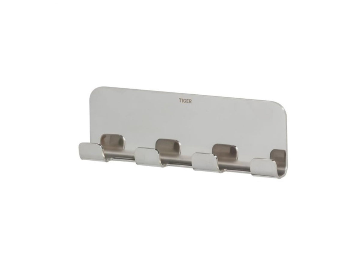 Tiger colar multihaak chroom