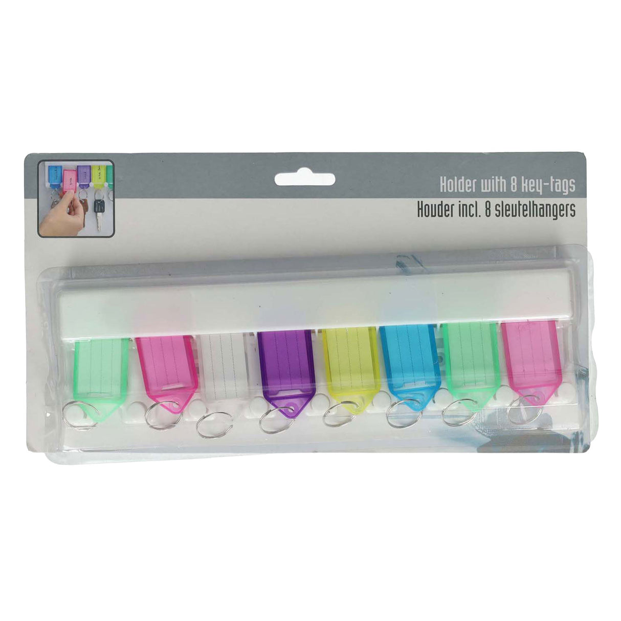 Rack clé avec chaînes clés, 8e.