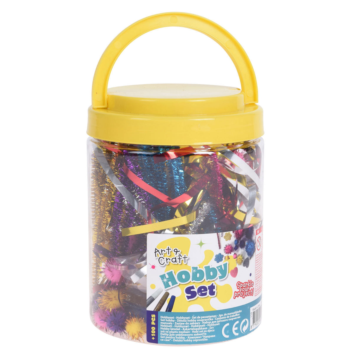 Hobbyset in Pot, 100pcs.