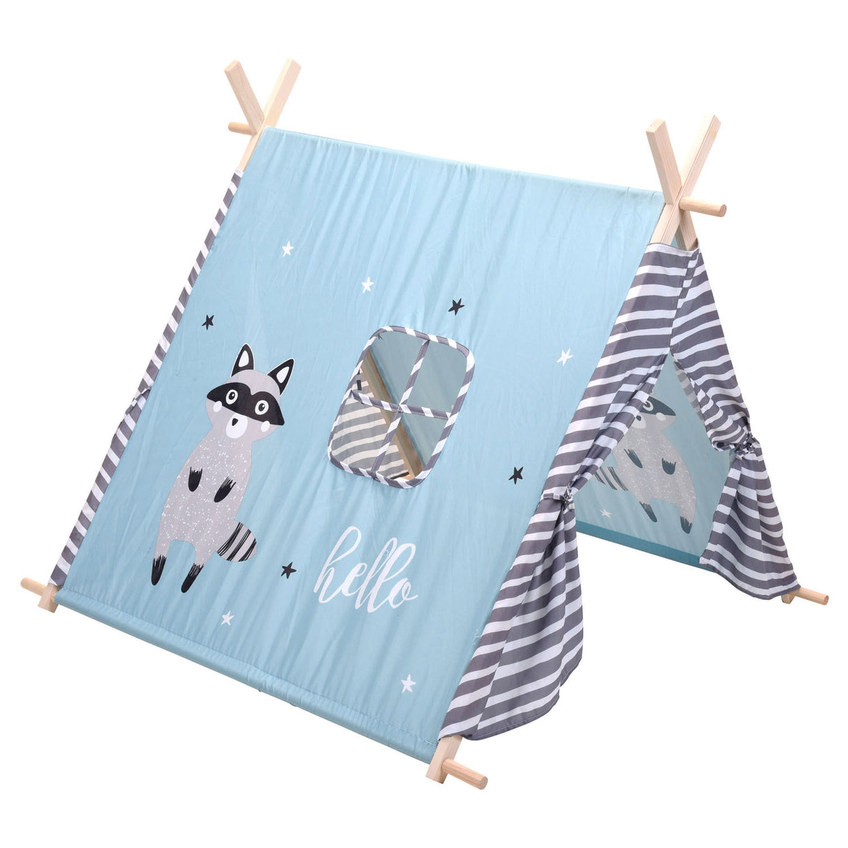 Accogliente tenda per bambini in poliestere - Raccoon