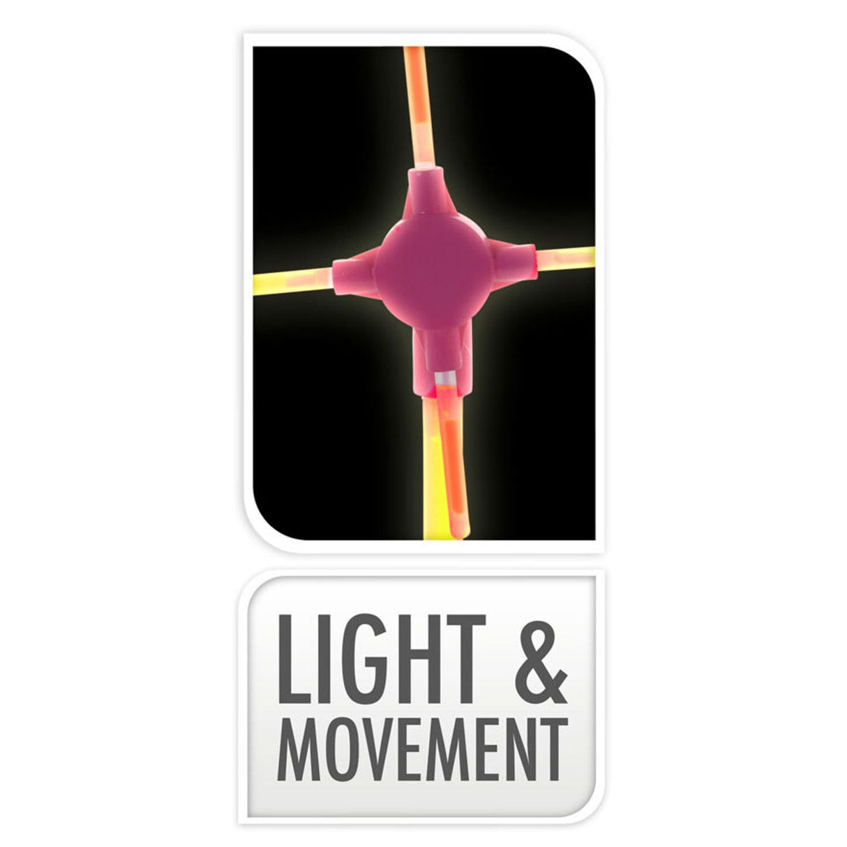 Glow-in-the-dark magic wand