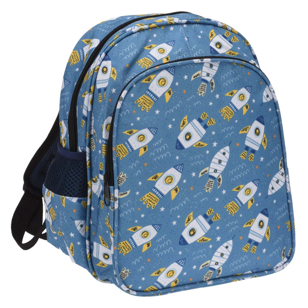 Design de mochila infantil - foguete