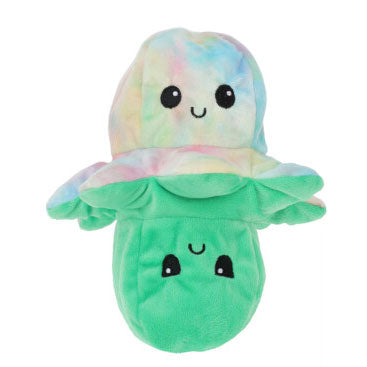 Reversible plush octopus