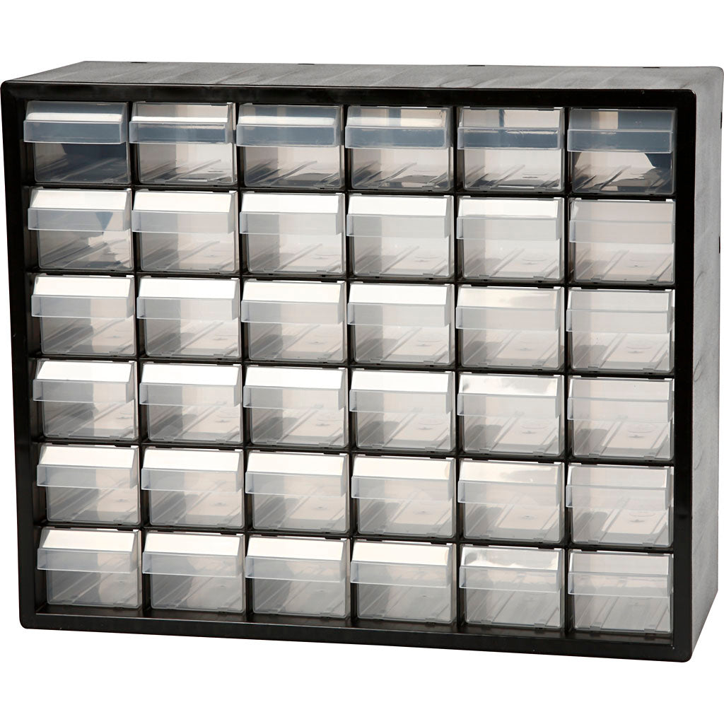 Raaco storage system, size pc 36, dimensions 33x40.7x14.1 cm, hole size 60x50 mm, 1 set