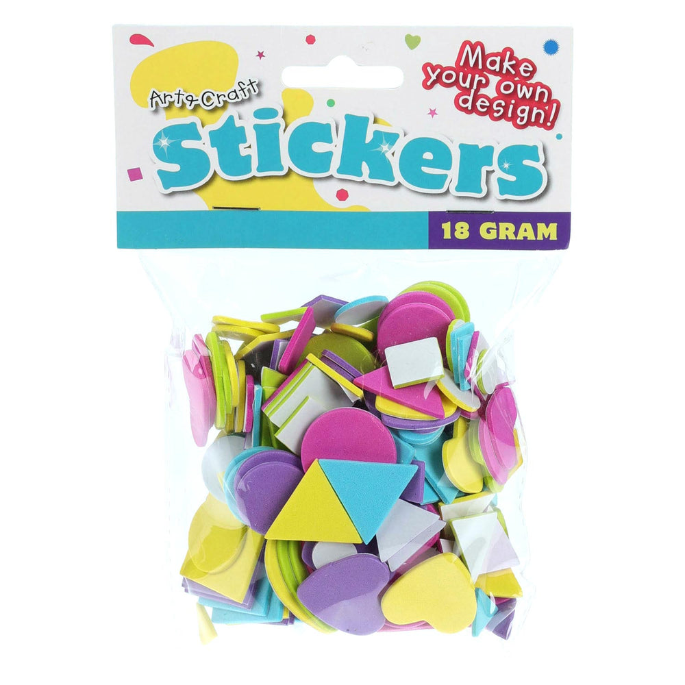Stickers eva vormen, 18gr.
