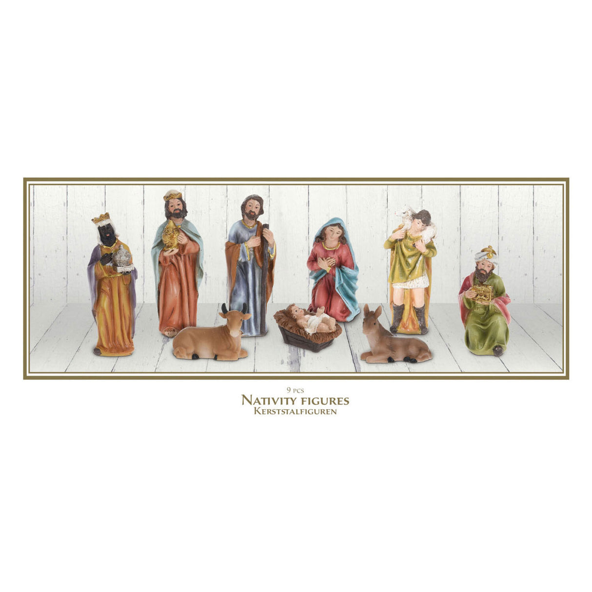 Figuras de la escena natividad, 9dlg.