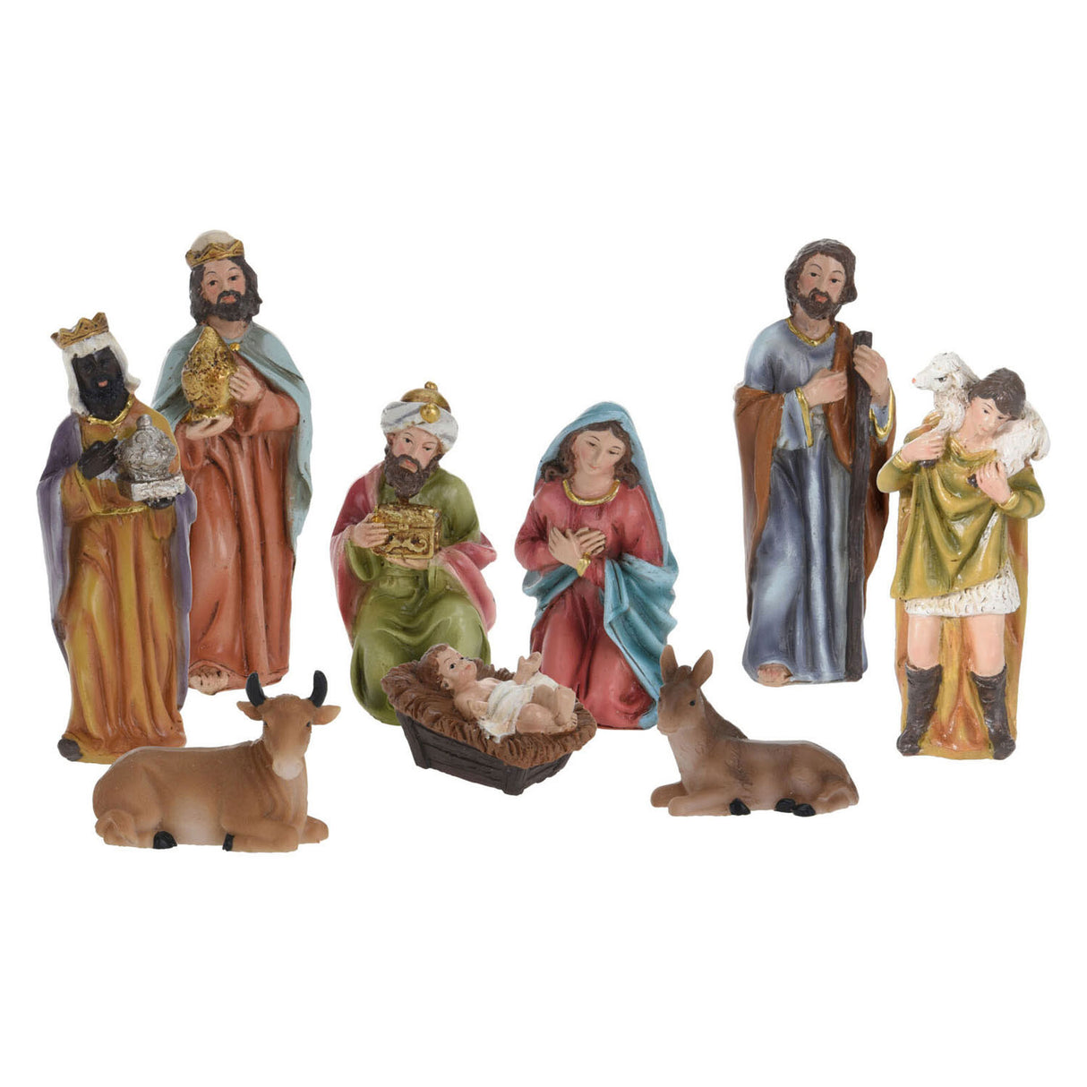 Figuras de la escena natividad, 9dlg.