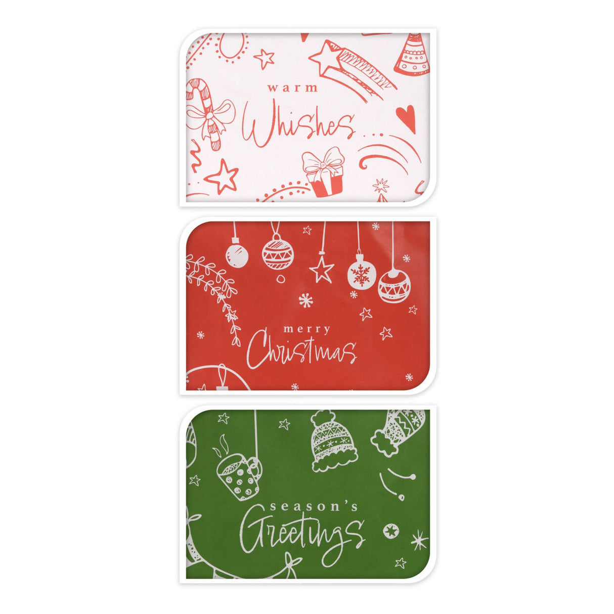 Gift bag Christmas Deco 16cm, 24 pcs.