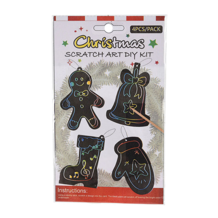 Kraskunst Christmas Ganger, 4st.