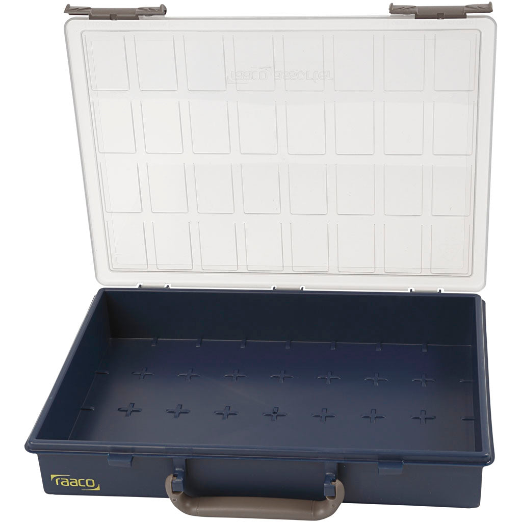 Raaco storage box, without separate insert boxes, height 5.7 cm, dimensions 33.8 x 26.1 cm, 1 piece