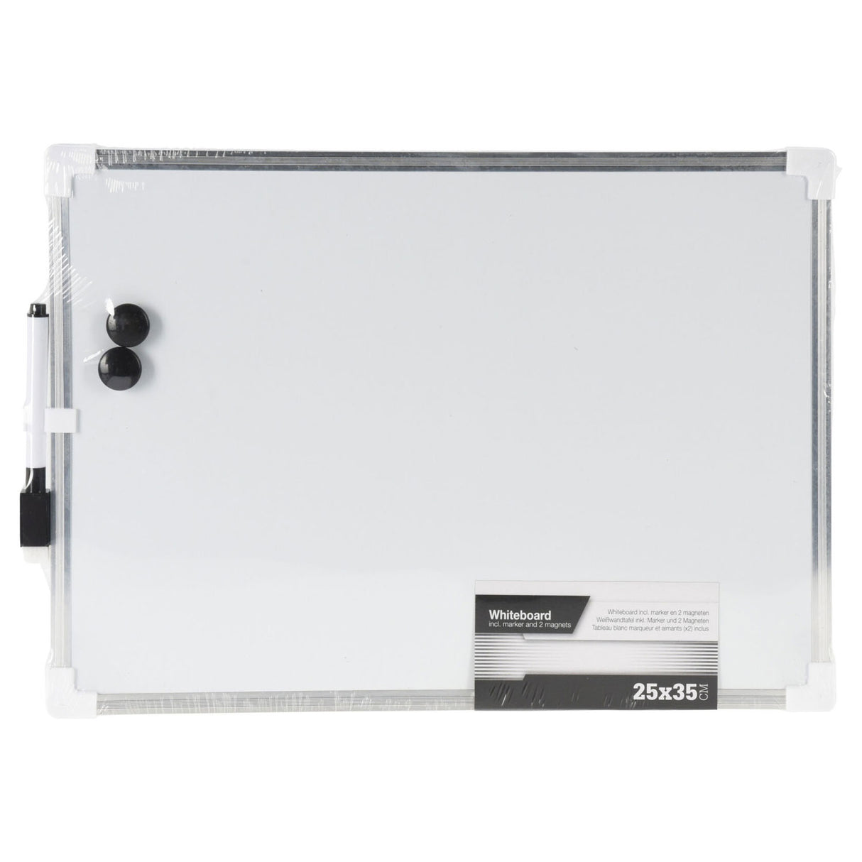 Whiteboard met marker, 25 x 35cm