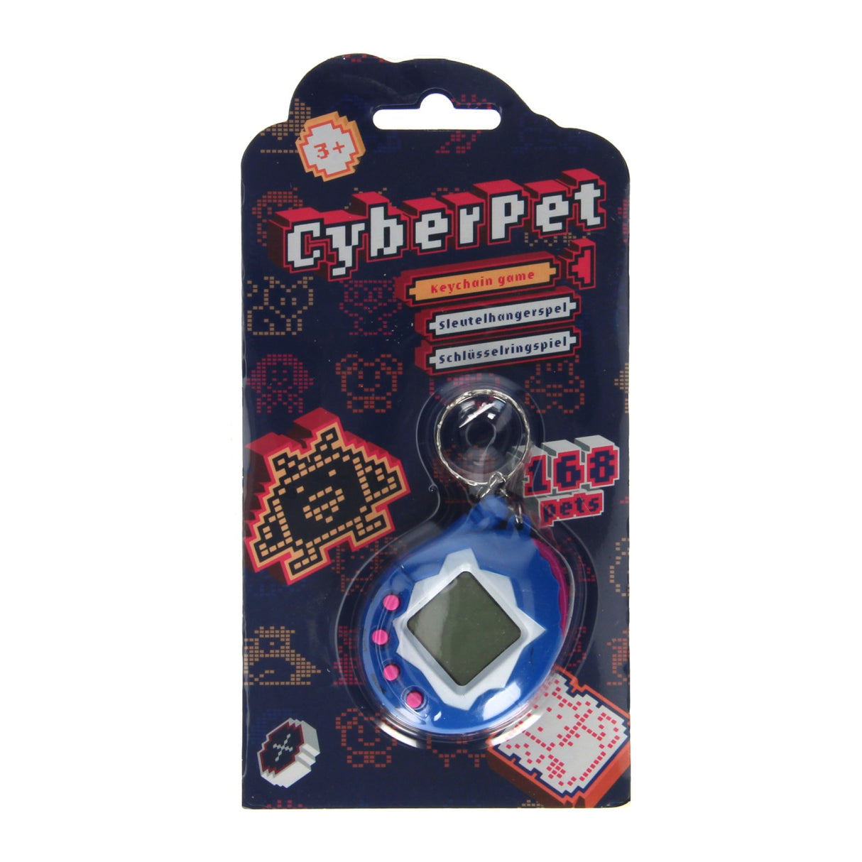 Játékkonzol kisállat kulcstartóval