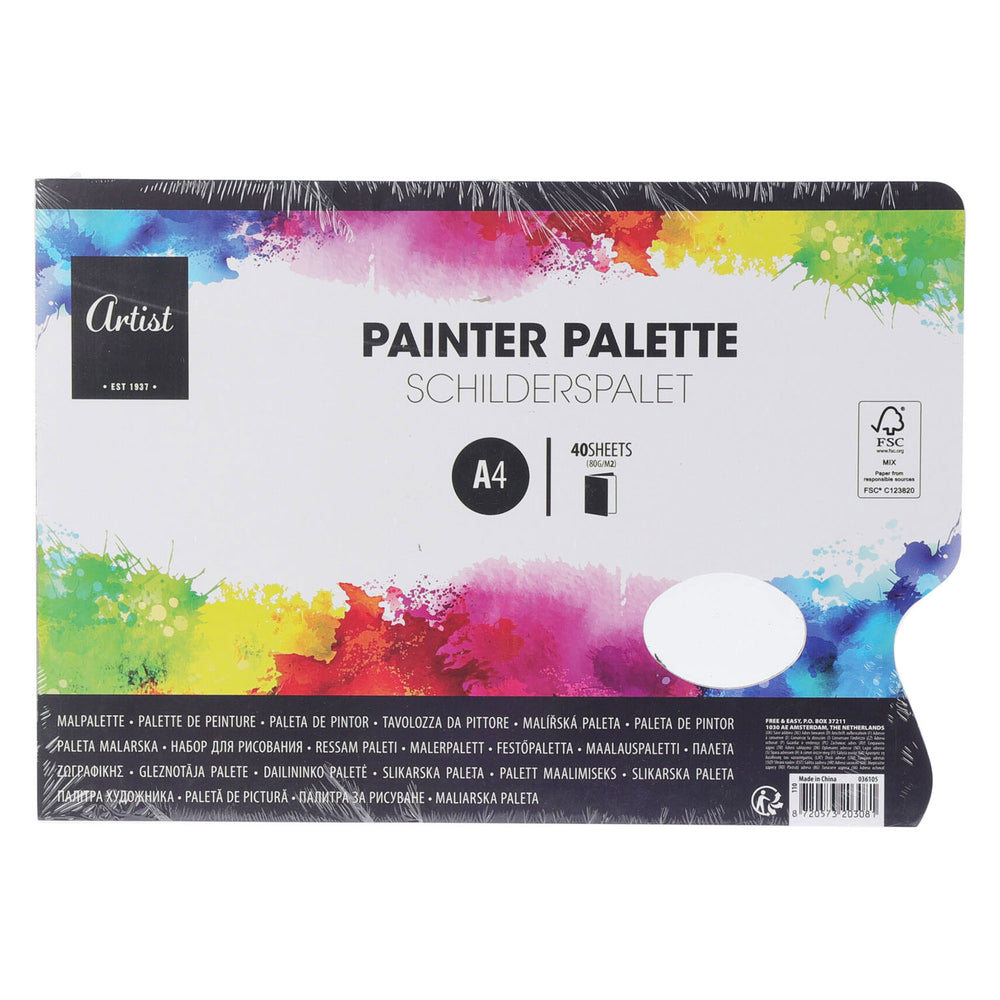 Malen Palettenpapier A4, 40 Blätter