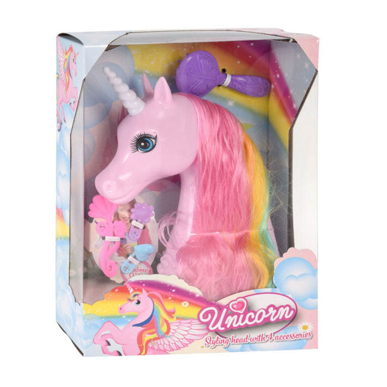 Unicorn hair bonnet with 4 accessories