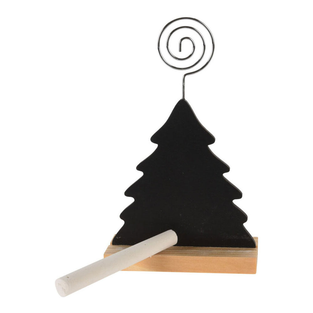 Naamkaarthouder krijtbord kerst, 13cm