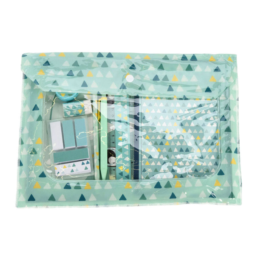 Stationery Set Dino i fall, 9 st.