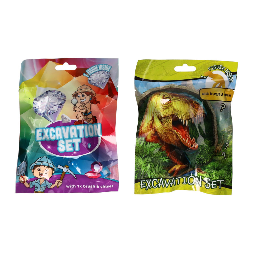 Uitgraafset dino of diamant