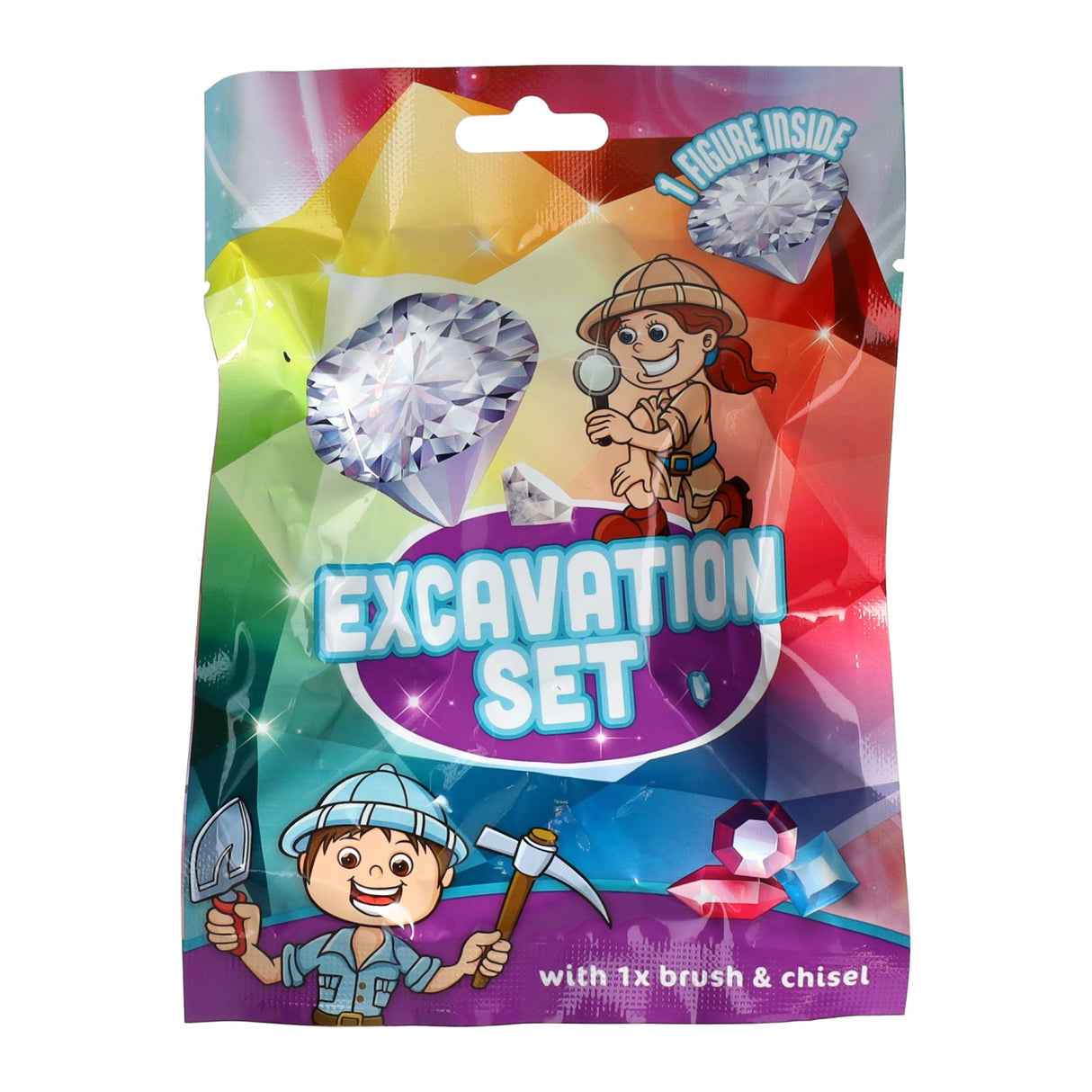 Uitgraafset dino of diamant