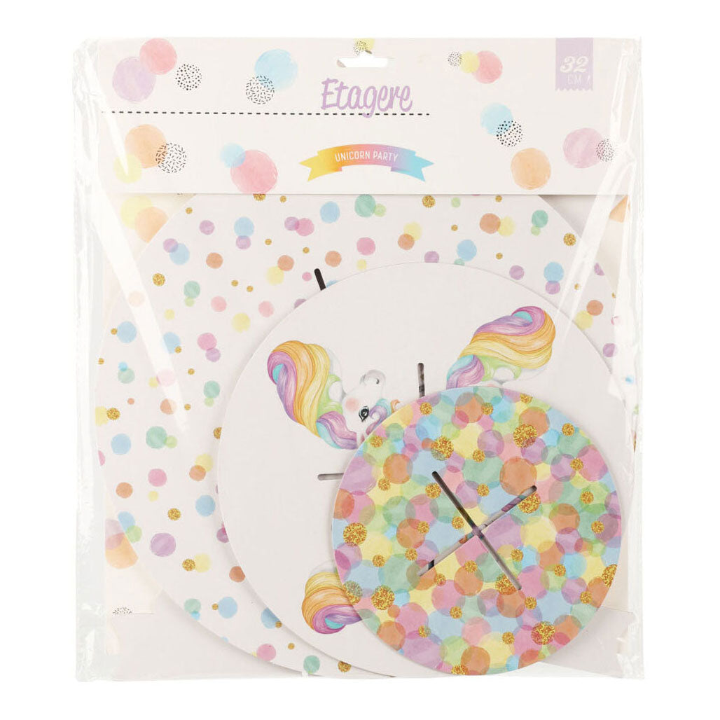 Etagere cardboard 3 layers, 15cm