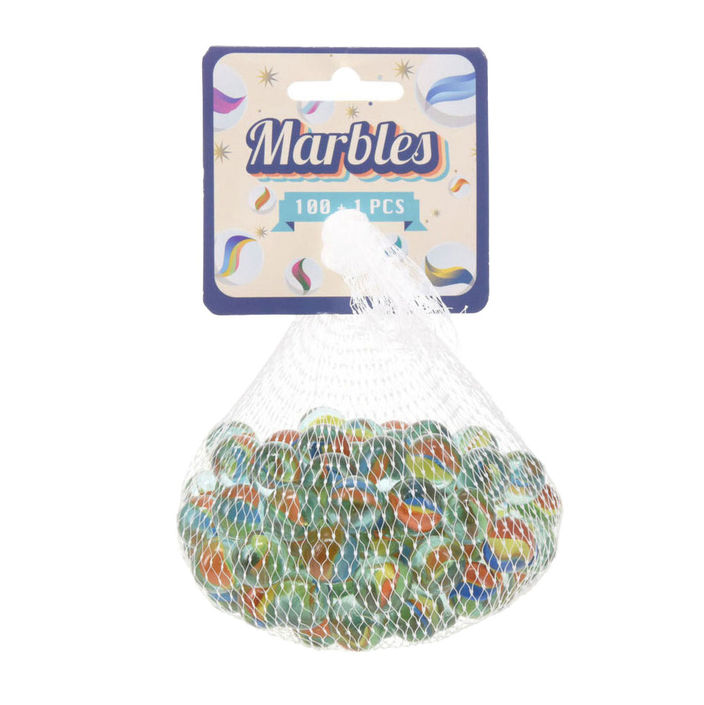 Glass marbles color, 101pcs.