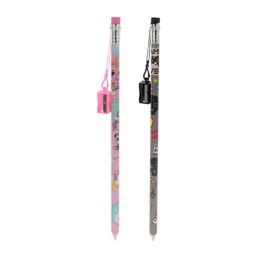 Jumbo pencil with eraser