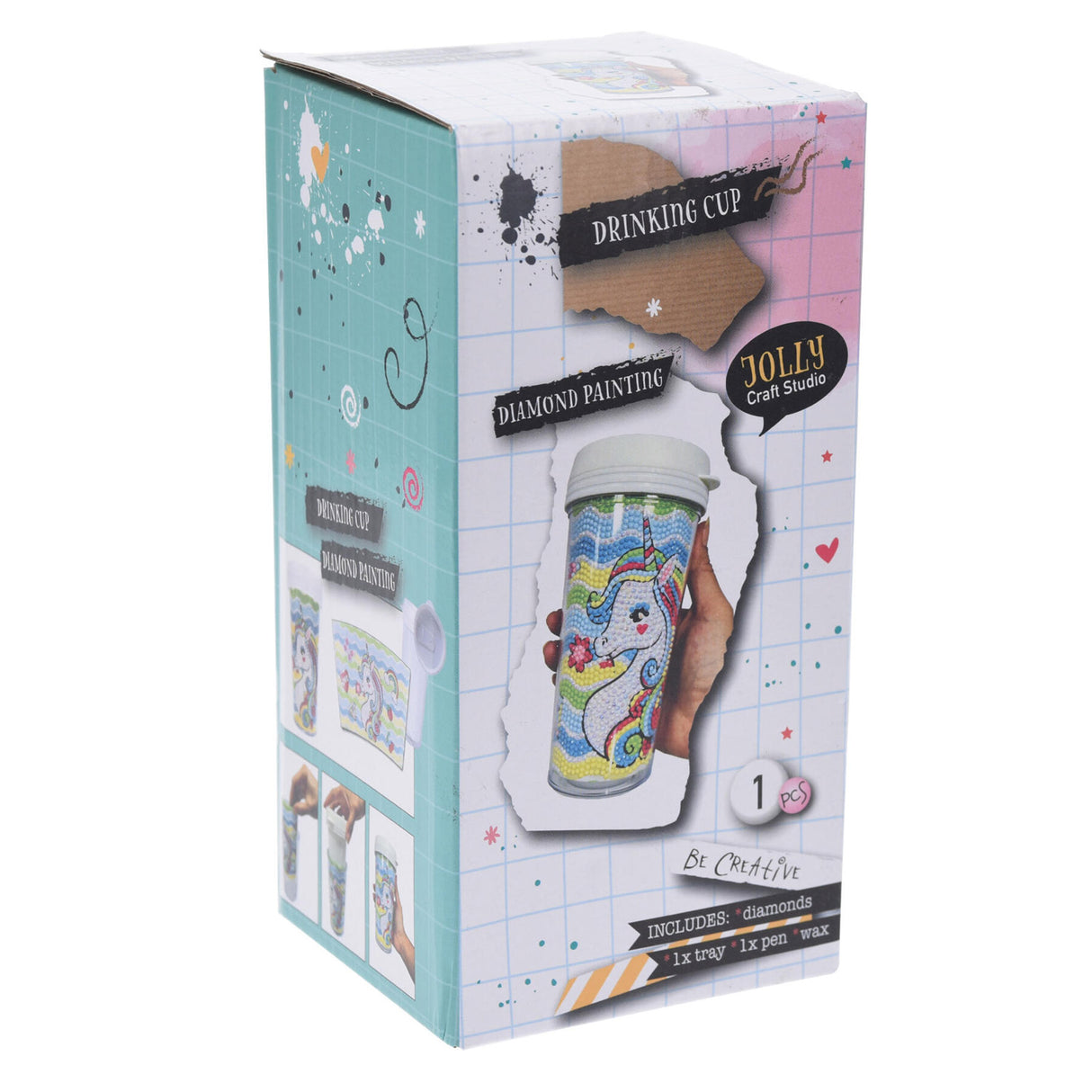 Stwórz własny obraz diamentowy na kubek do picia