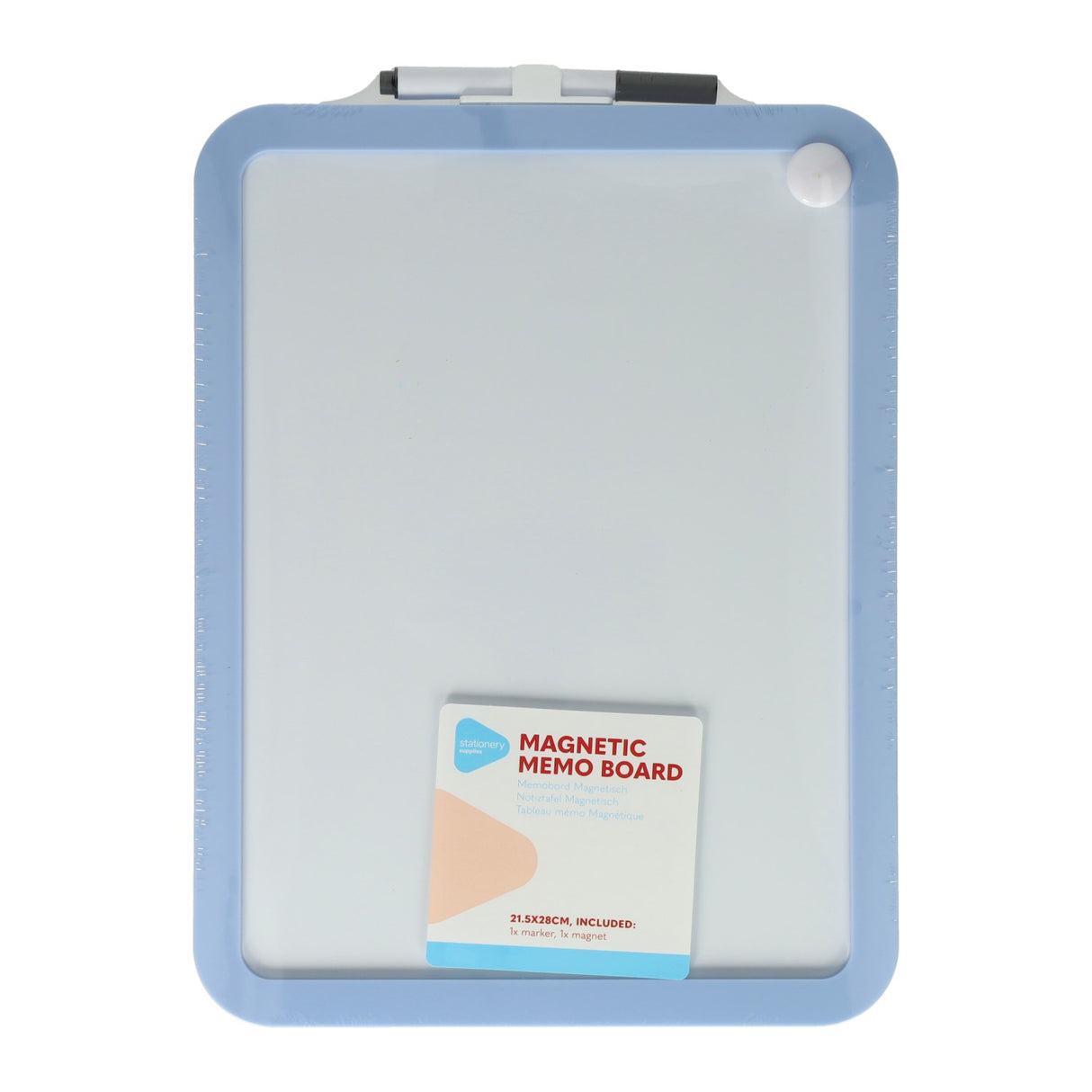 Memo board with magnetic marker, 3-piece.