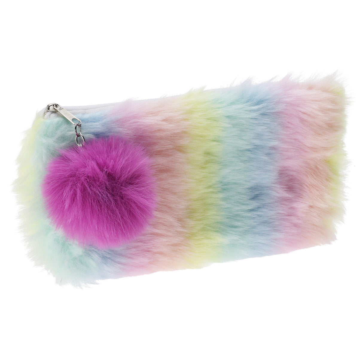 Pencil case rainbow plush, 20.5cm