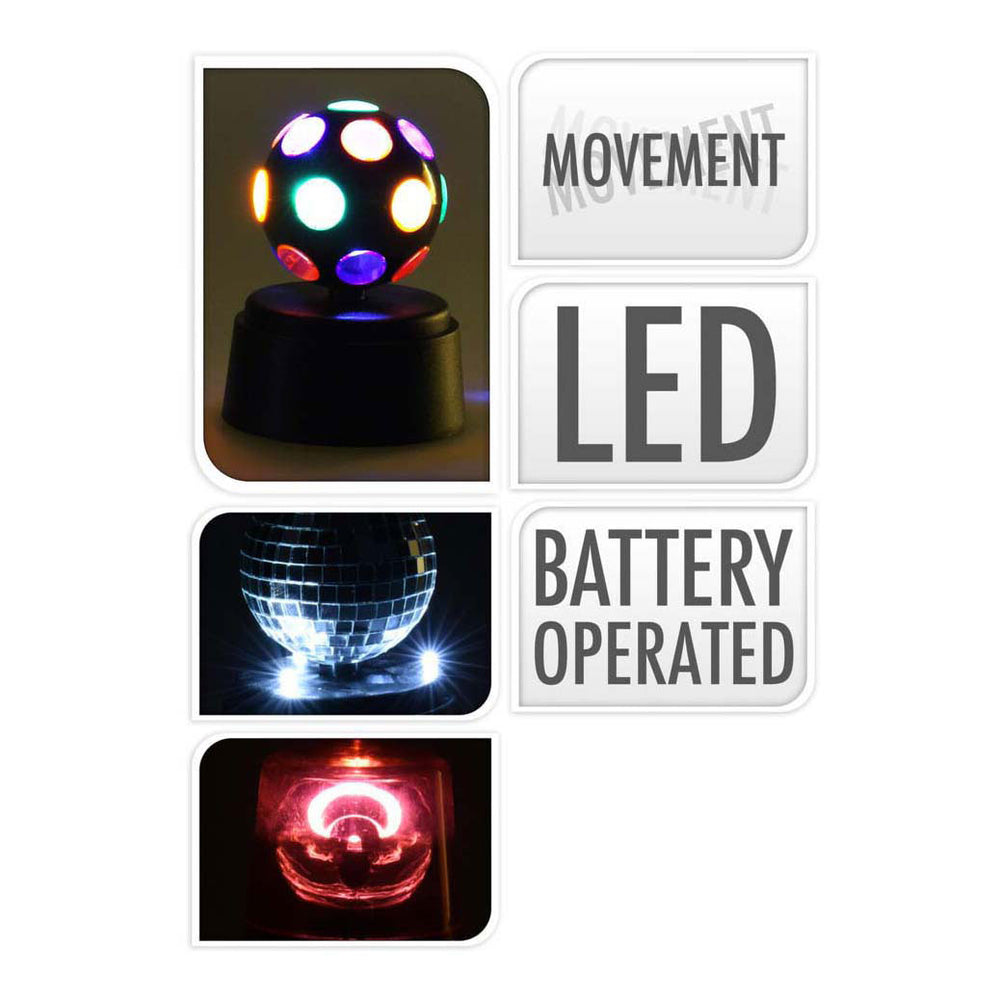 Disco lamp set, 3pcs.