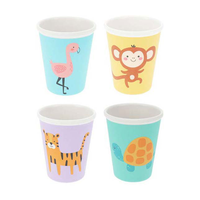 Kinderbeker dier melamine, 250ml