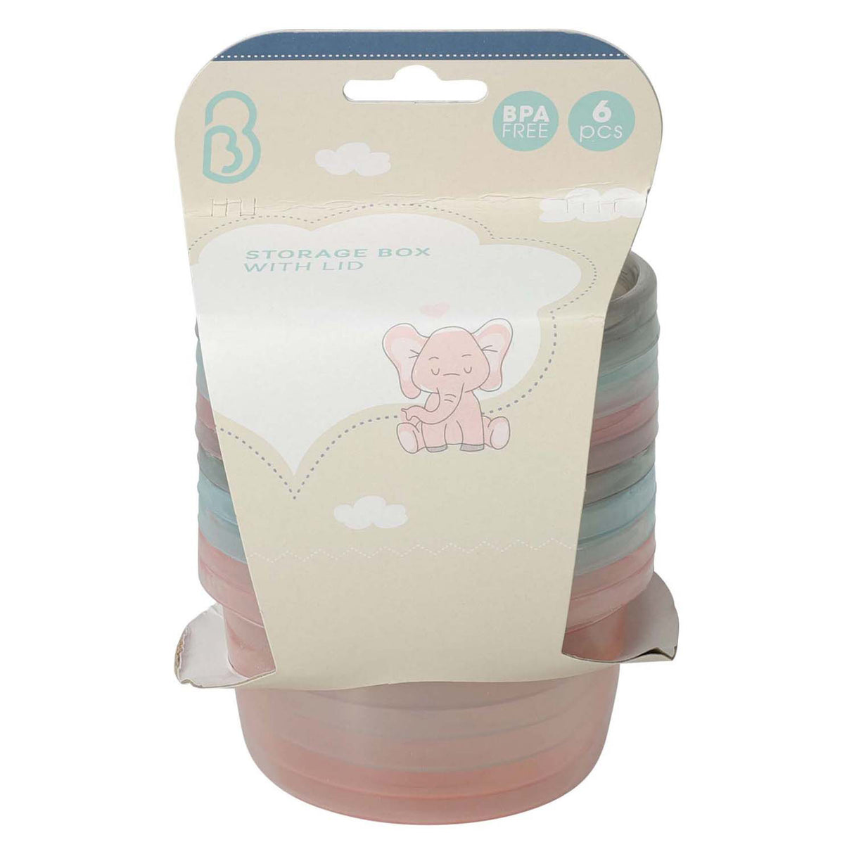 Voorraaddoos baby, 6st.