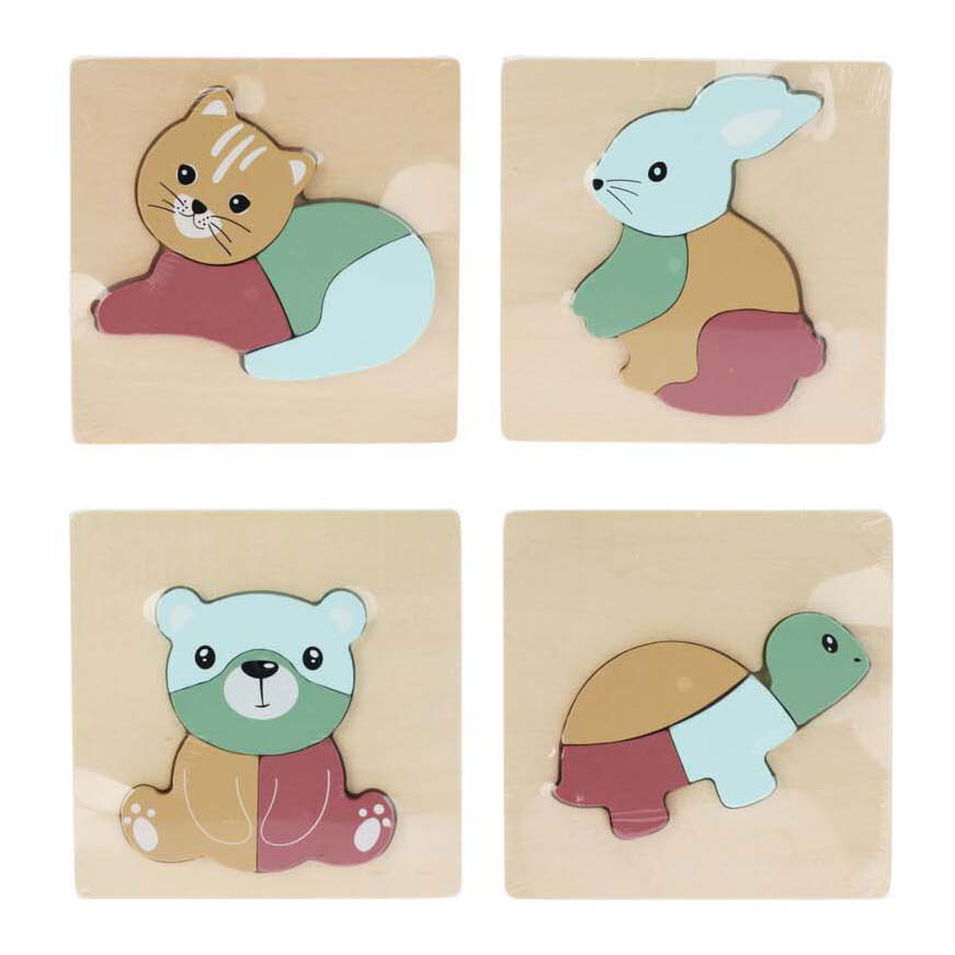 Wooden puzzle animal