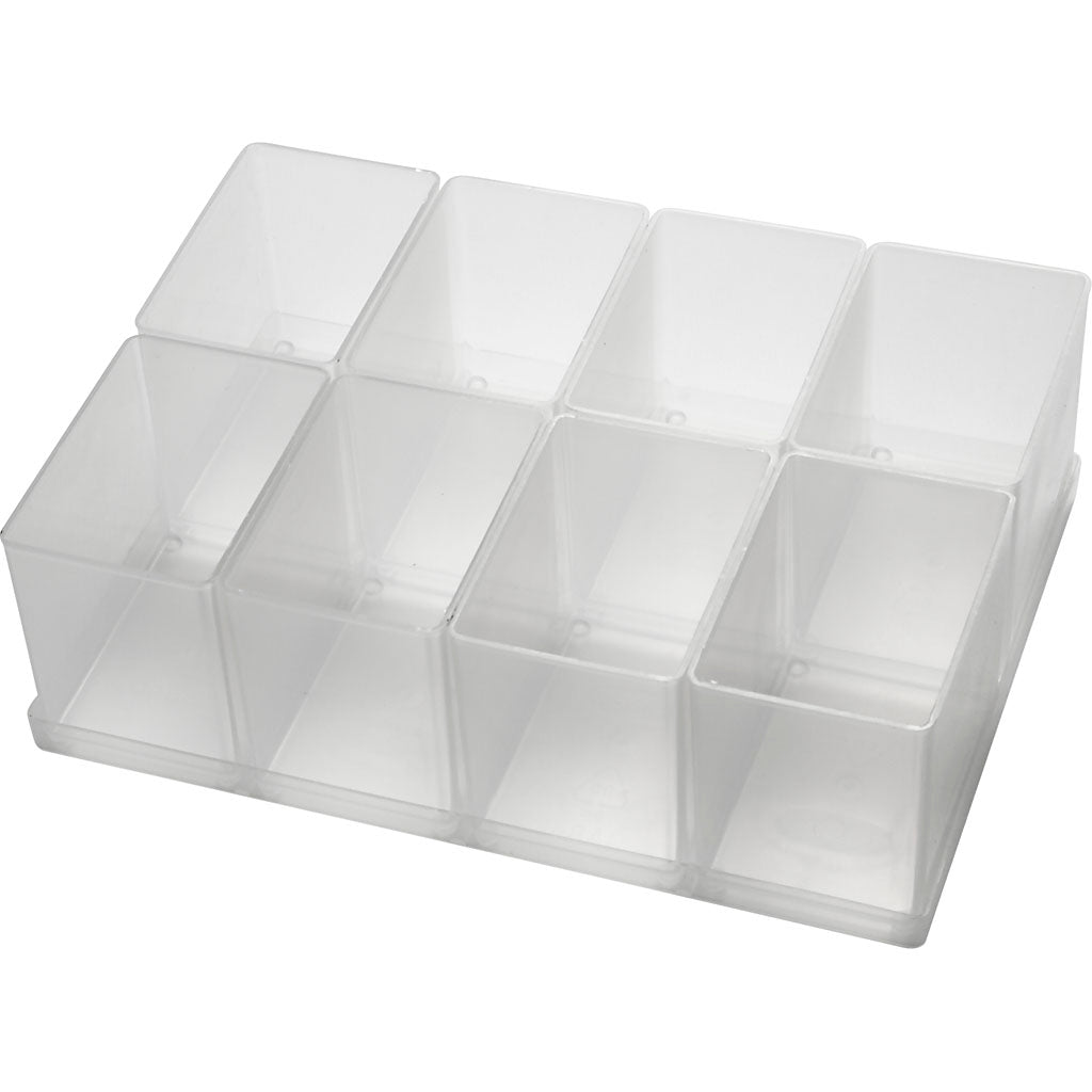 Raaco insert box, size ba8-1, height: 80 mm, dimensions: 79 x 55 mm, 8 pieces in a box