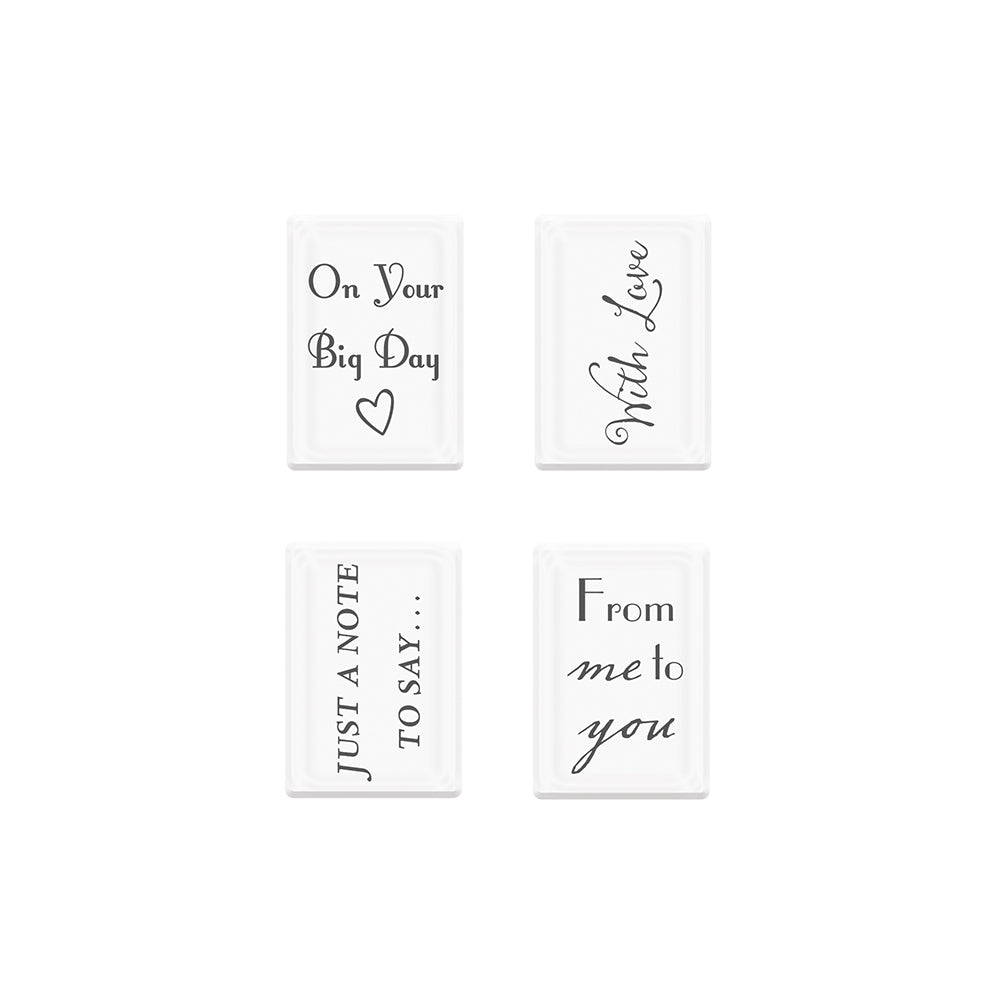 Tonic studios • delicate detail stamp set simple sentiment