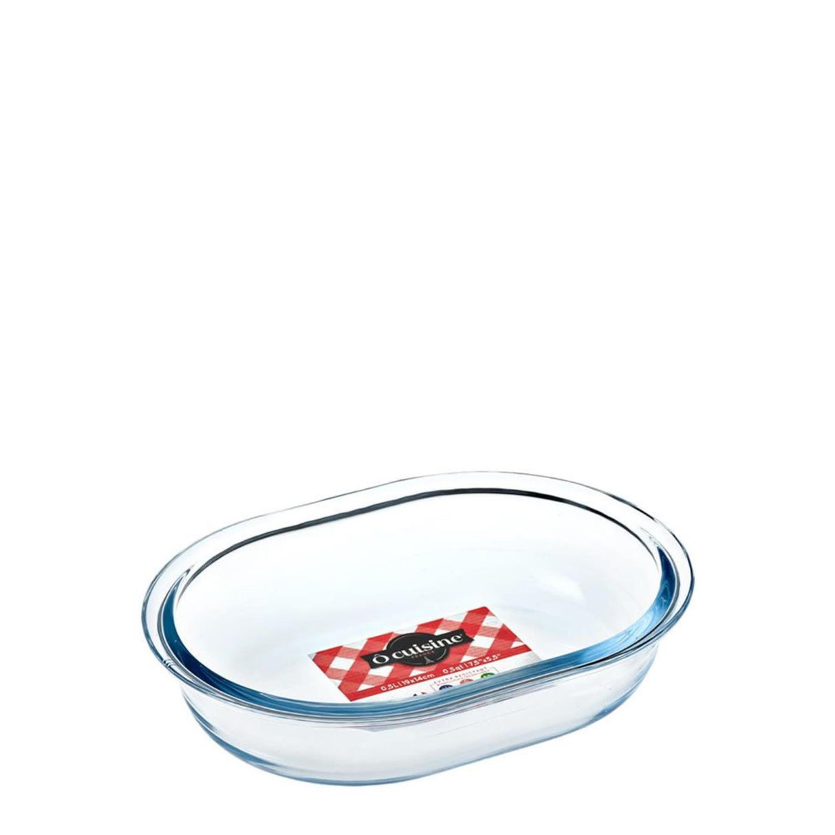 Arcuisine ovenschaal ovaal 19cm glas